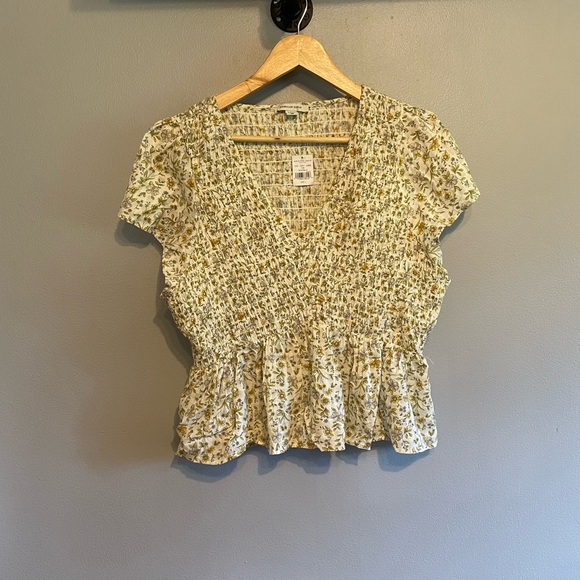 NWT American Eagle Floral Tank, size Large - Picture 2 of 4